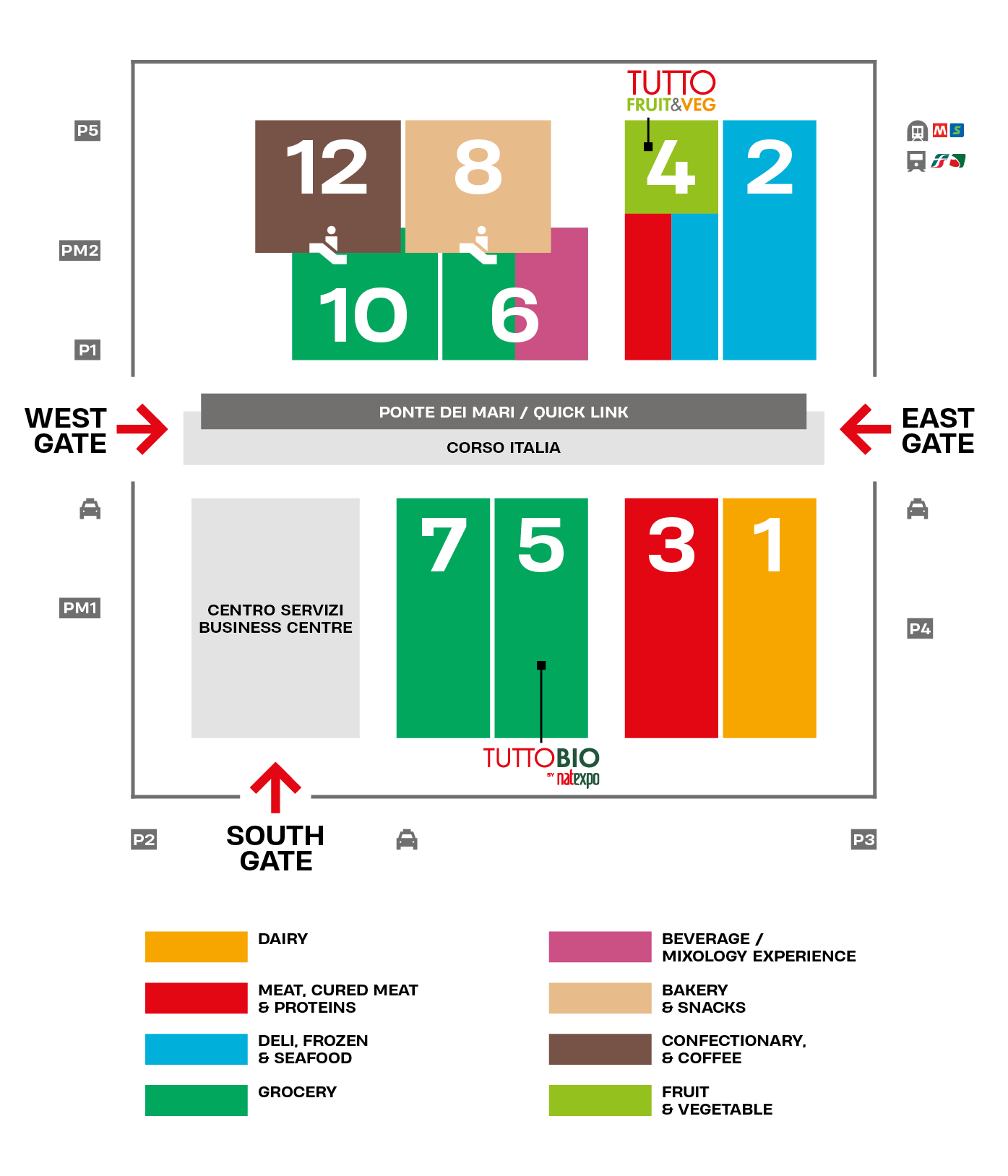 Mappa TuttoFood 2026